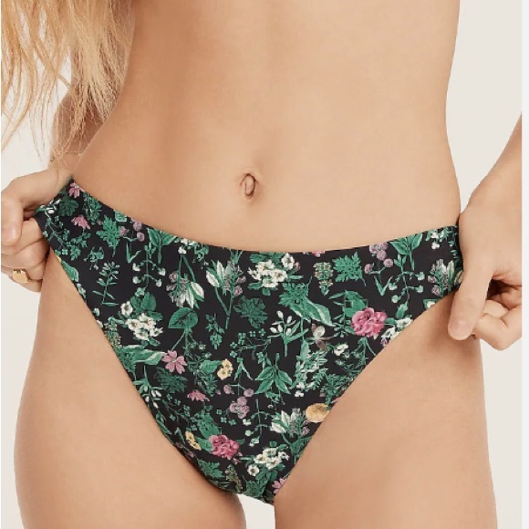 J.Crew Bikini - Strappy String Top and High-rise Bottom in Winter Garden Floral - Picture 4 of 8